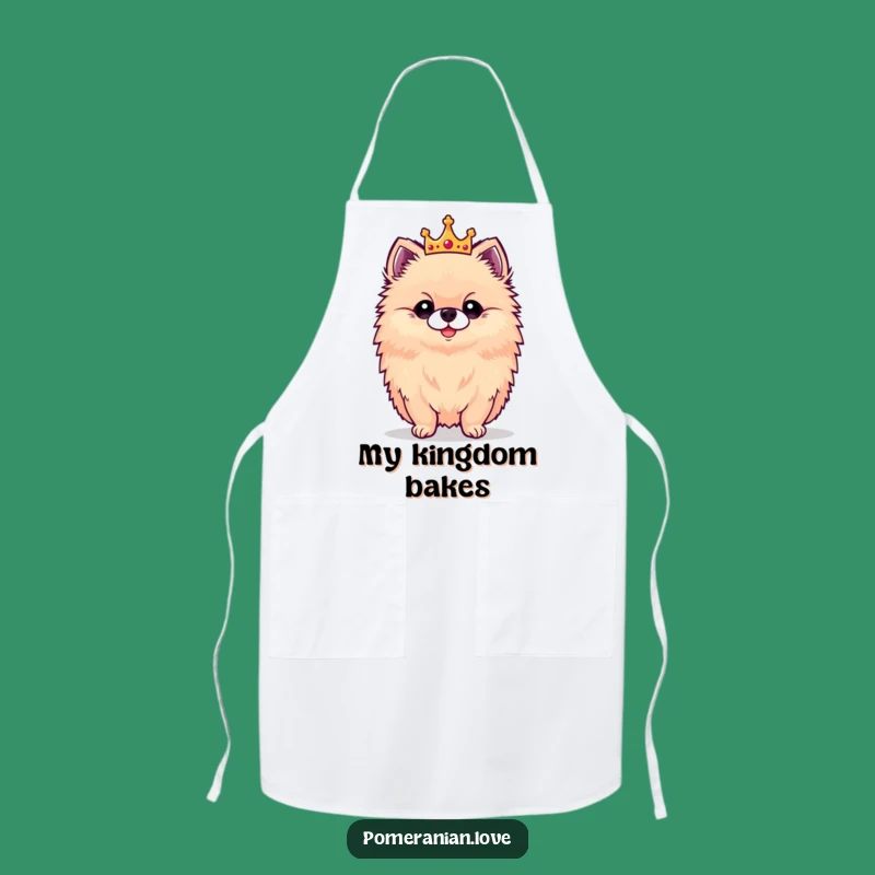 Funny Royal Chef Pomeranian Apron - Cook Like Royalty