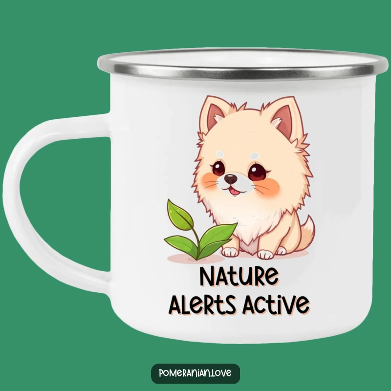 Funny Pomeranian Bark Camping Mug: Outdoor Dog Fun, Perfect Adventure Gift!
