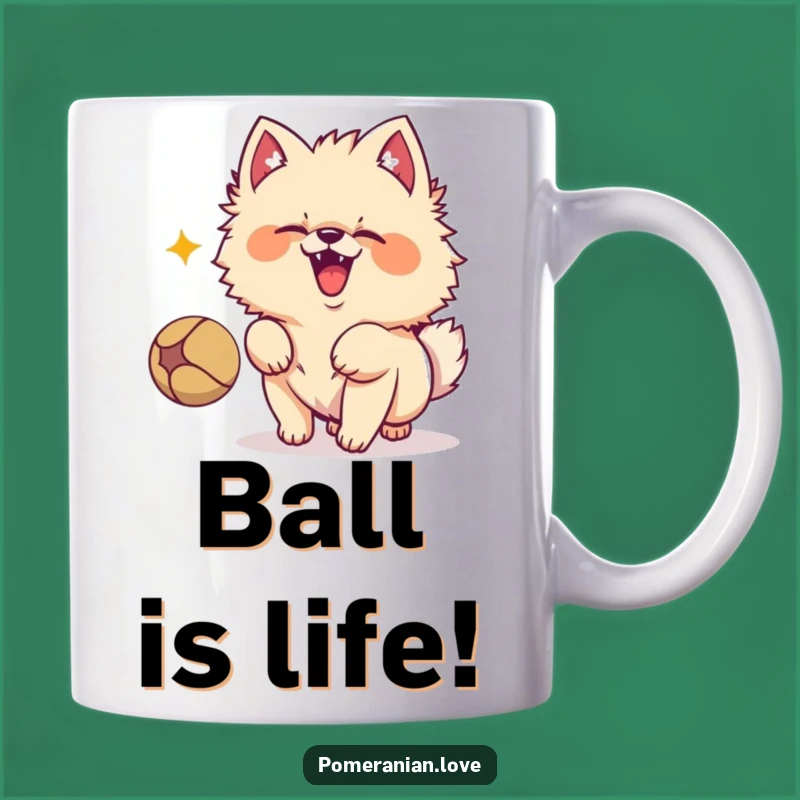 Funny Pomeranian Barking Mug - Playful Pup's Perfect Gift!