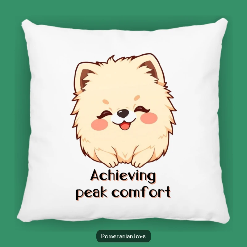 Funny Pomeranian Head Scratch Pillow: Cozy Comfort & Canine Cuteness