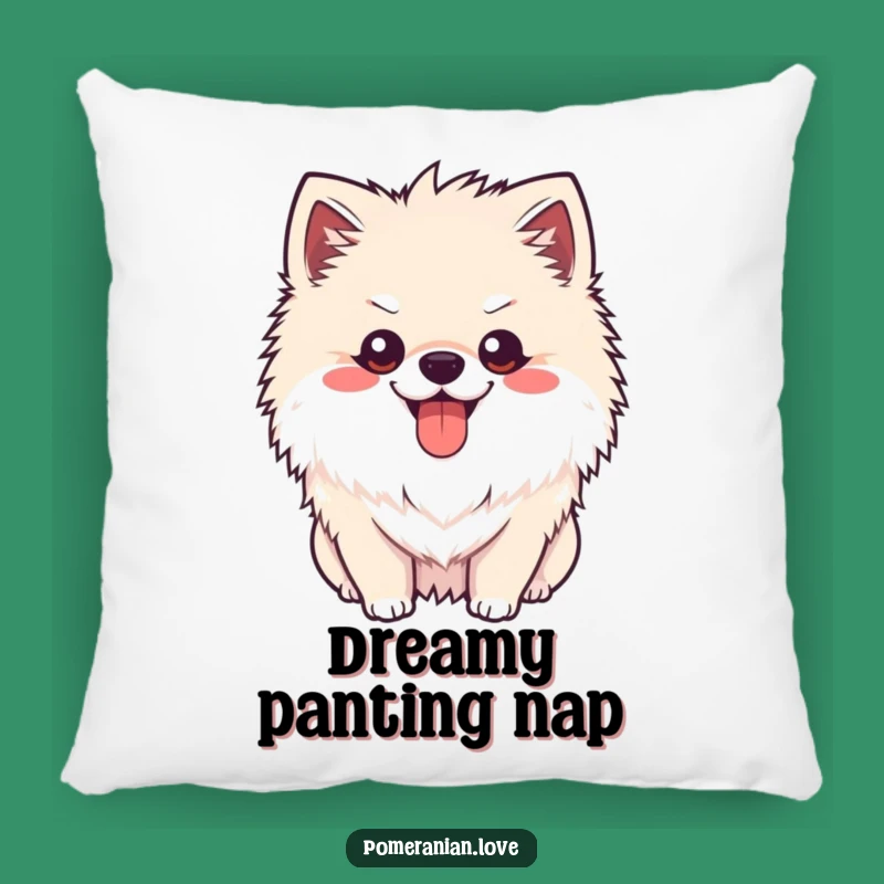 Funny Pomeranian Happy Pant Pillow: Cozy Comfort with a Cheerful Pup