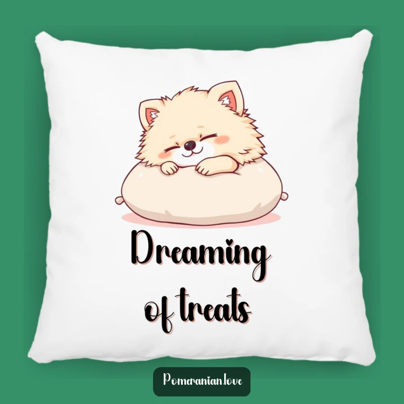 Funny Pomeranian Nap Pillow: Cozy Content Dog Cushion, Adorable Home Gift