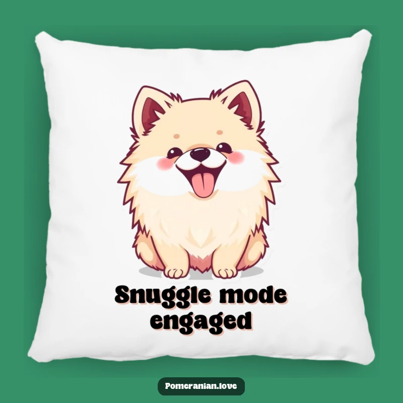 Funny Pomeranian Tongue Out Pillow: Snuggle Up With Some Doggy Happiness!
