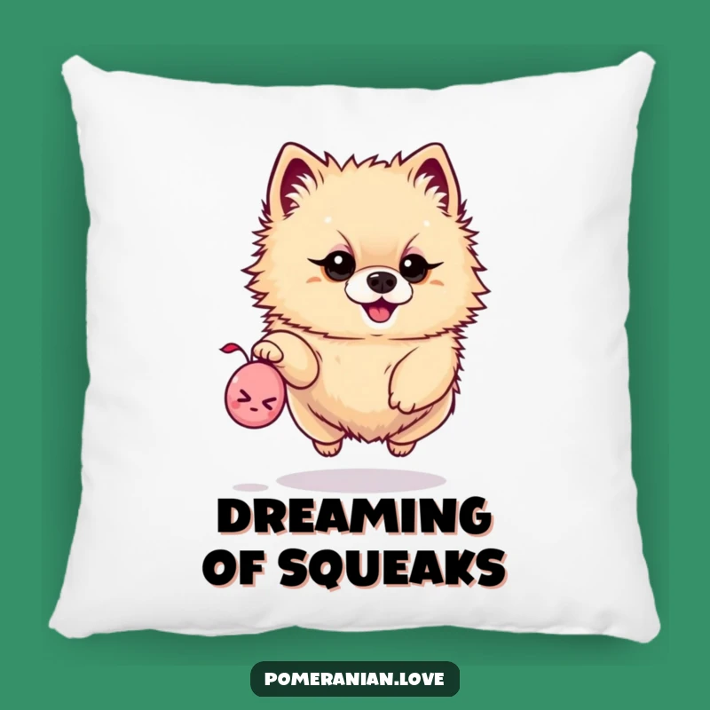 Funny Pomeranian Toy Pillow - Cozy Determined Friend