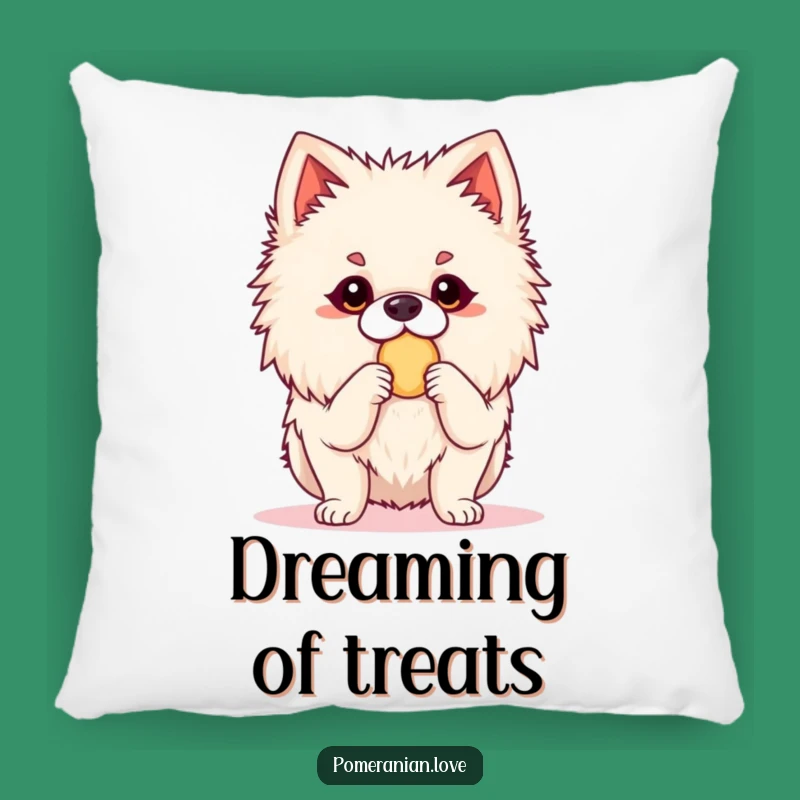 Funny Pomeranian Treat Pillow: Alert Dog Cushion, Adorable Snack Gift