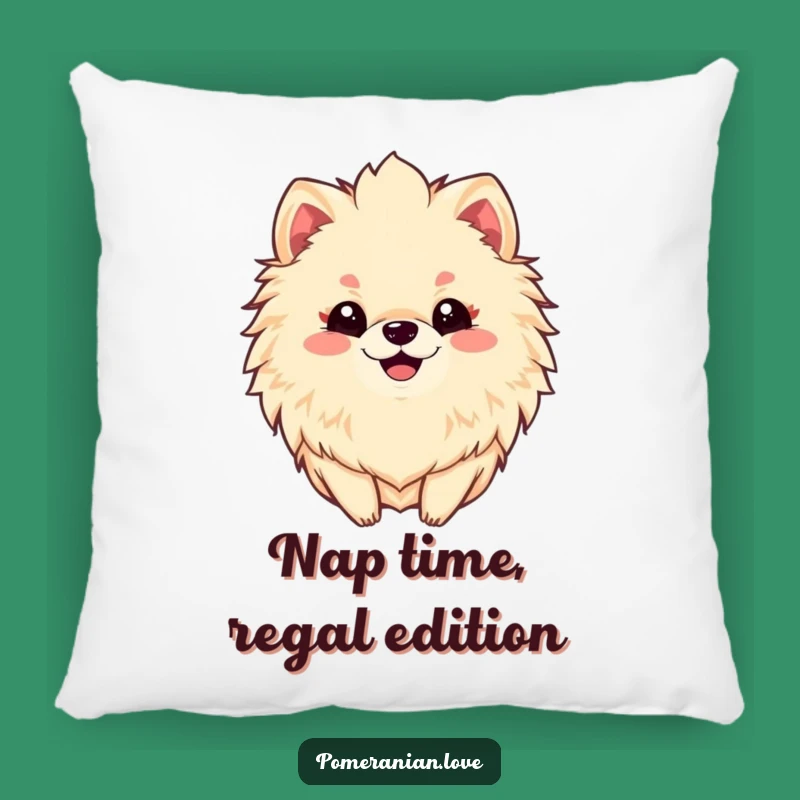 Funny Pomeranian Mane Pillow: Snuggle Up With Ultimate Fluffy Dog Cuteness!