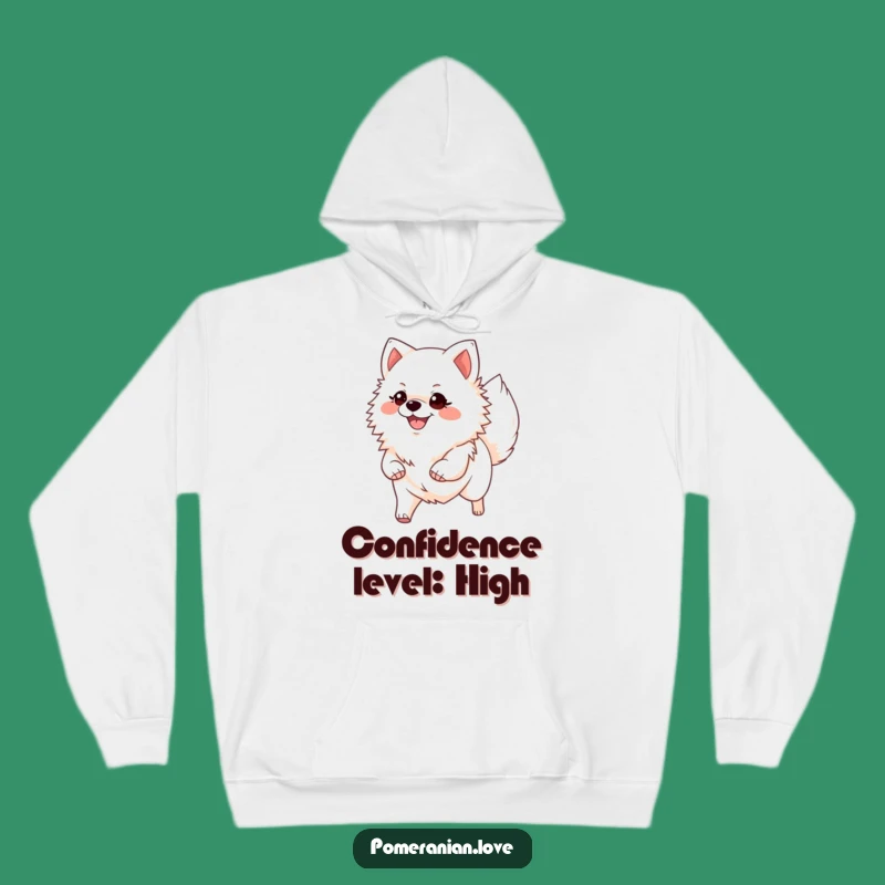 Funny Cozy Pomeranian Power Hoodie - Warm Dog Lover Gift