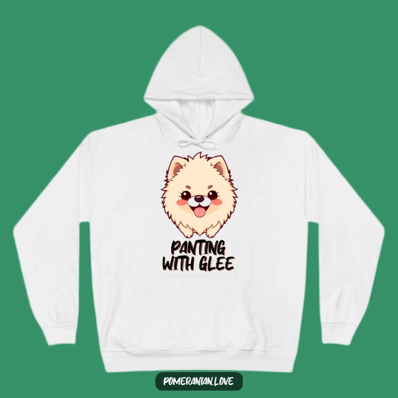 Funny Pomeranian Smile Hoodie: Cozy Happiness
