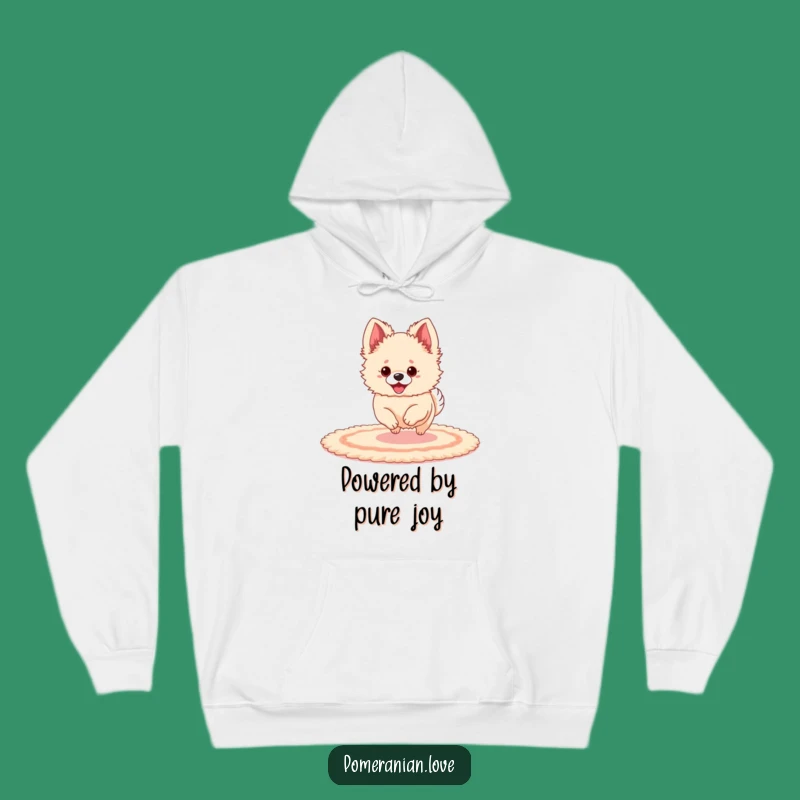 Funny Pomeranian Ear Bounce Hoodie: Cozy Playful Dog Sweatshirt, Great Funny Gift