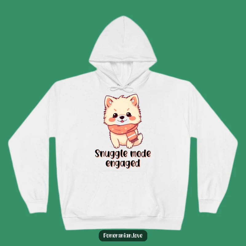 Super Cozy Funny Pomeranian Scarf Hoodie: Ultimate Comfort & Canine Charm