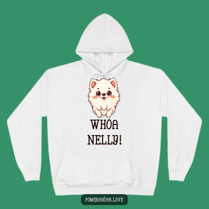 Cozy Funny Surprised Pomeranian Hoodie - Warm & Hilarious Pet Gift
