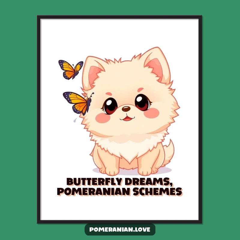 Curious Pomeranian Free Printable Wall Art: Enchanting Dog Art Downloadable Decor!