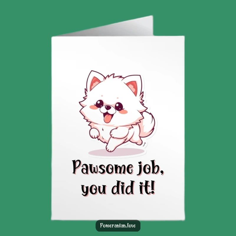 Free Printable Congrats Card: Pom's Joy for Your Big Win!