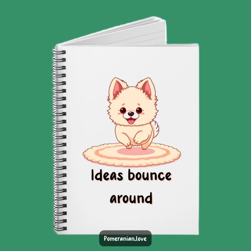 Funny Pomeranian Ear Bounce Notebook: Playful Dog Journal, Perfect Funny Gift