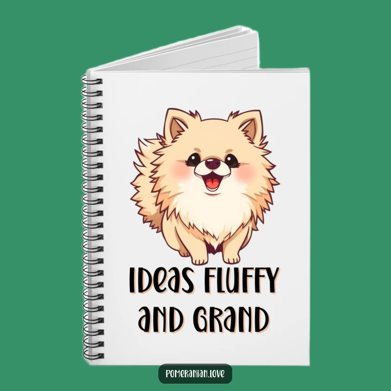 Funny Pomeranian Wagging Tail Notebook: Journal Your Joyful Thoughts