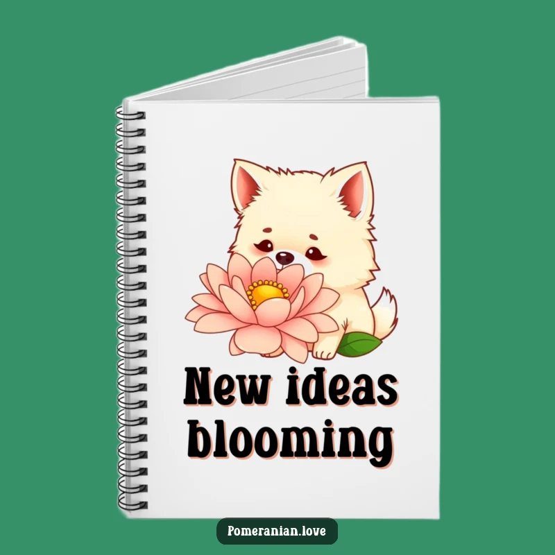 Funny Curious Pomeranian Notebook - Journal Your Discoveries