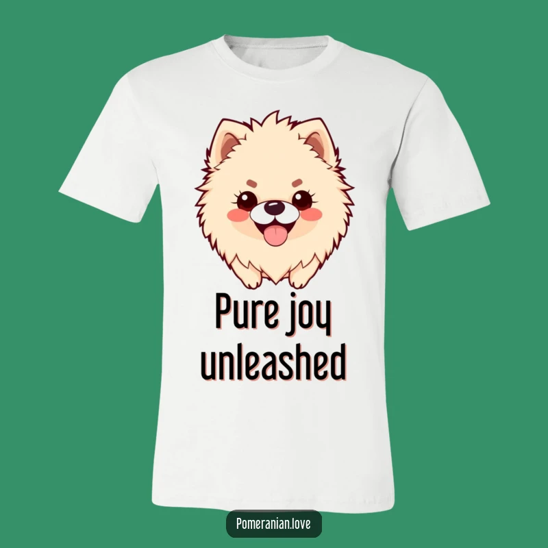 Funny Pomeranian Smile T-Shirt: Wear Your Joy!