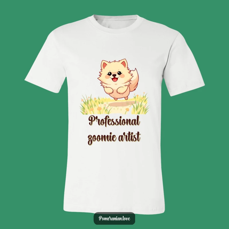 Funny Pomeranian Zoomies T-Shirt: Unleash Your Inner Energetic Doggy Style!
