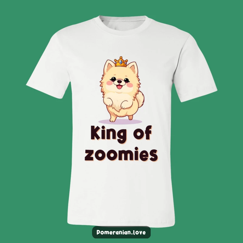 Funny Royal Pomeranian T-Shirt: Posh and Playful!