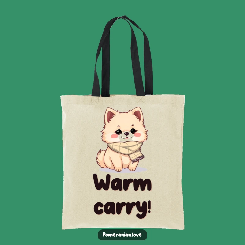 Funny Cozy Pomeranian Tote Bag - Spacious & Snuggly Accessory Gift