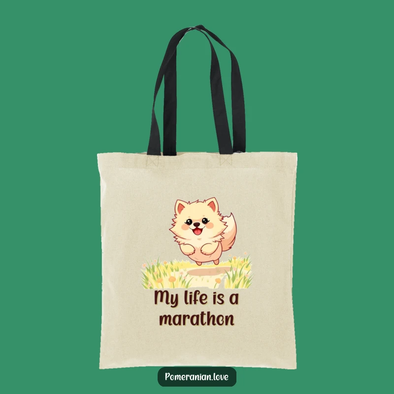 Funny Pomeranian Adventure Tote Bag: Carry Your Essentials with Doggy Delight!