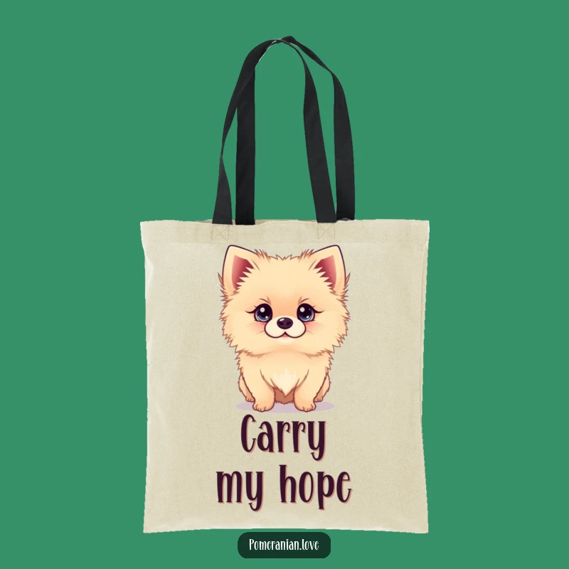 Funny Pomeranian Bright Eyes Tote Bag - Sweet Accessory Hilarious Gift