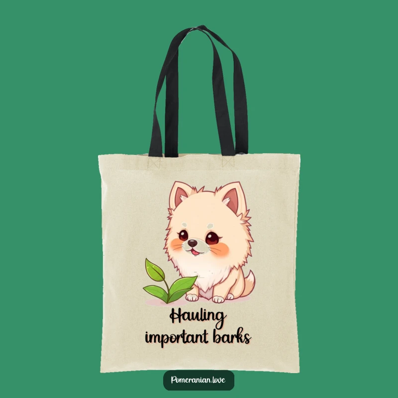 Funny Pomeranian Bark Tote Bag: Carry Your Pup's Fun, Perfect Dog Mom Bag!